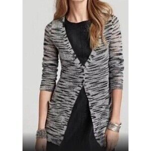 Free People Fp Beach Mohair Light Weight Cardigan Sweater Gray Size S
